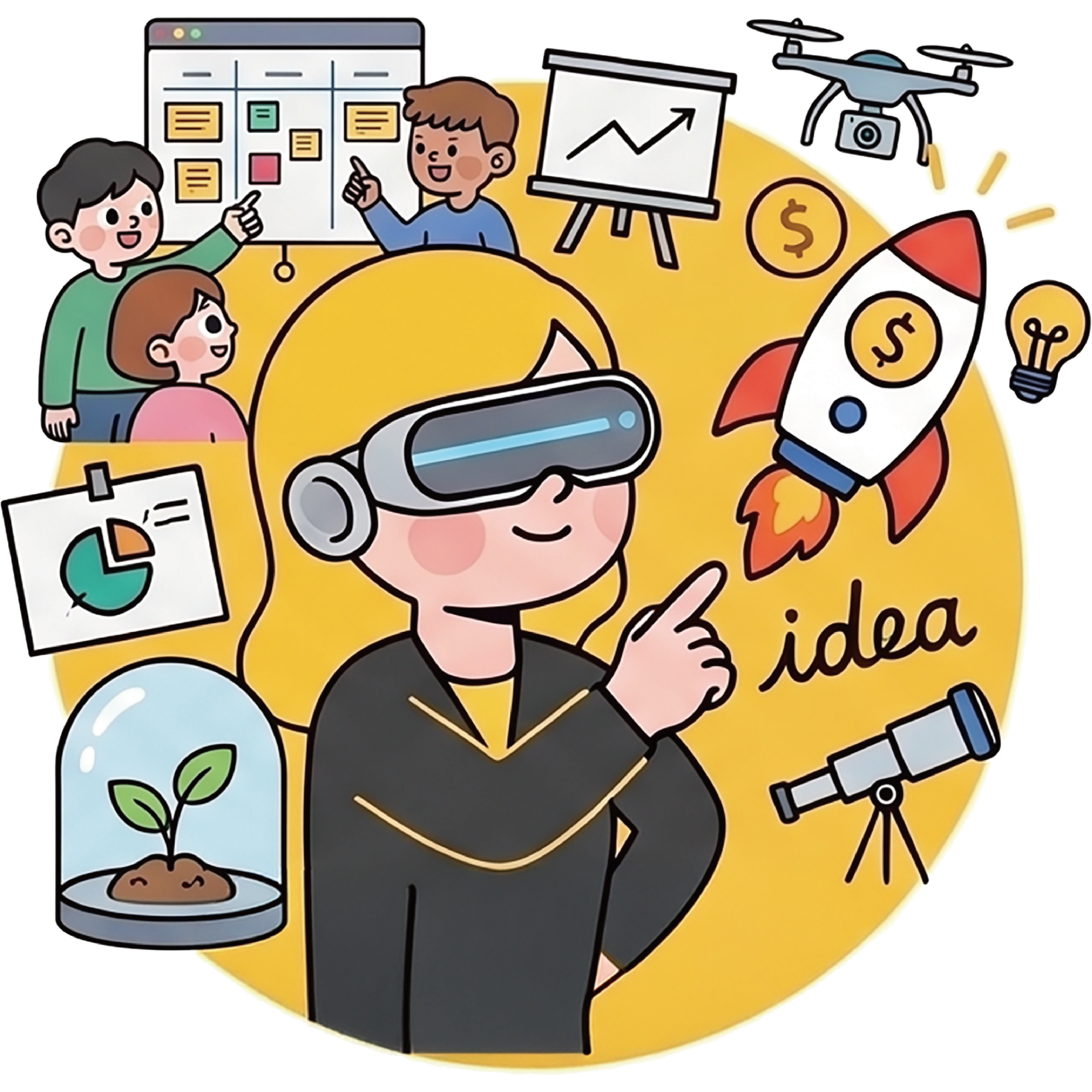 創新創業學院 EDM 圖示