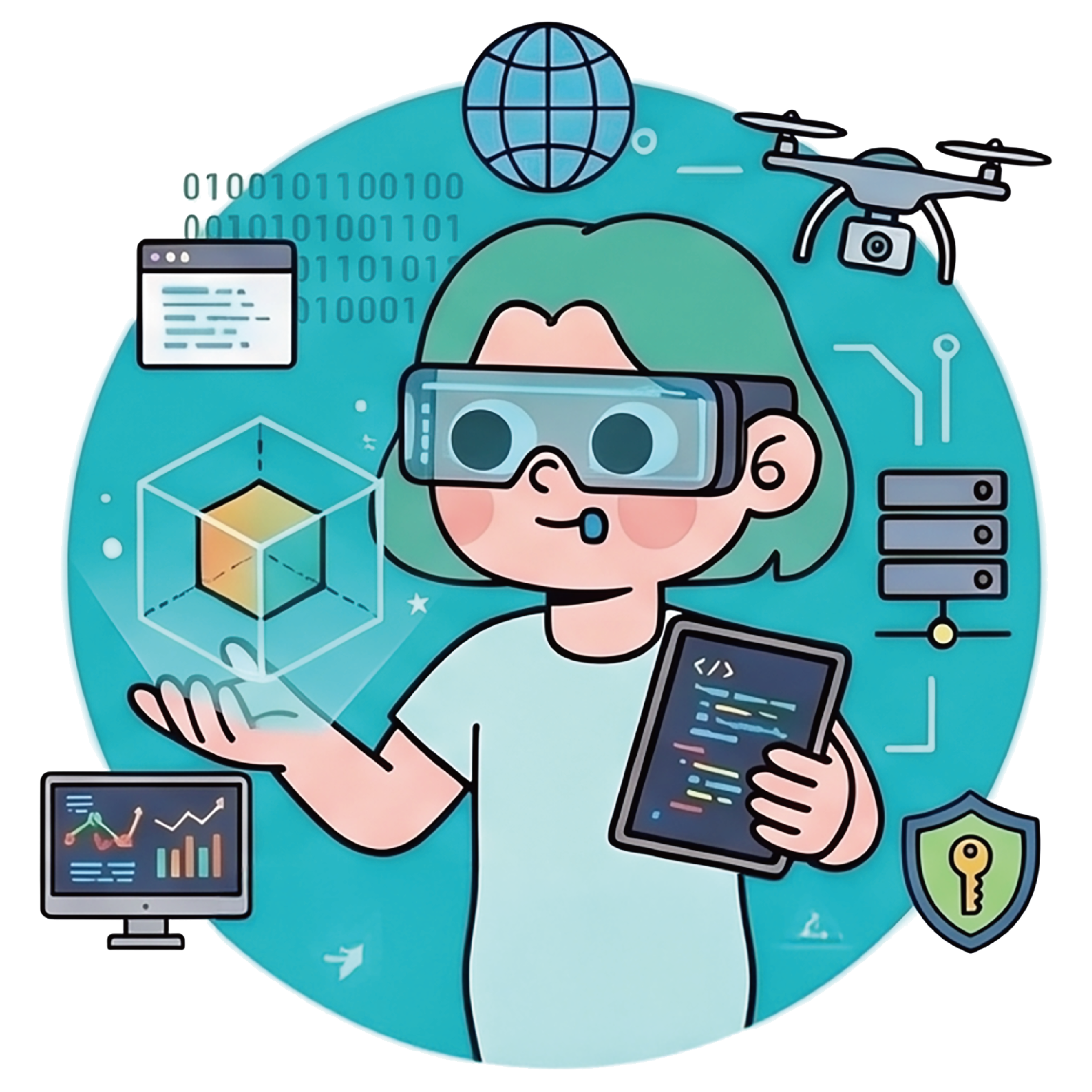 資訊數位學院 EDM 圖示